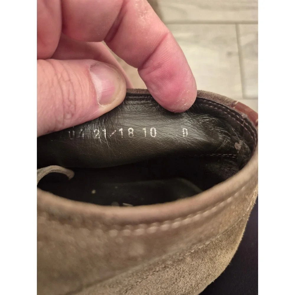 Allen Edmonds Montauk Mens Suede Chukka Boots Taupe Tan Lace Up Ankle Boots 10 D
